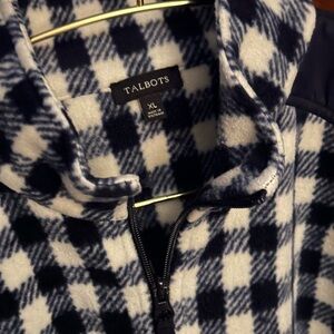 Talbots Super Soft Thin Fleece Half-zip XL